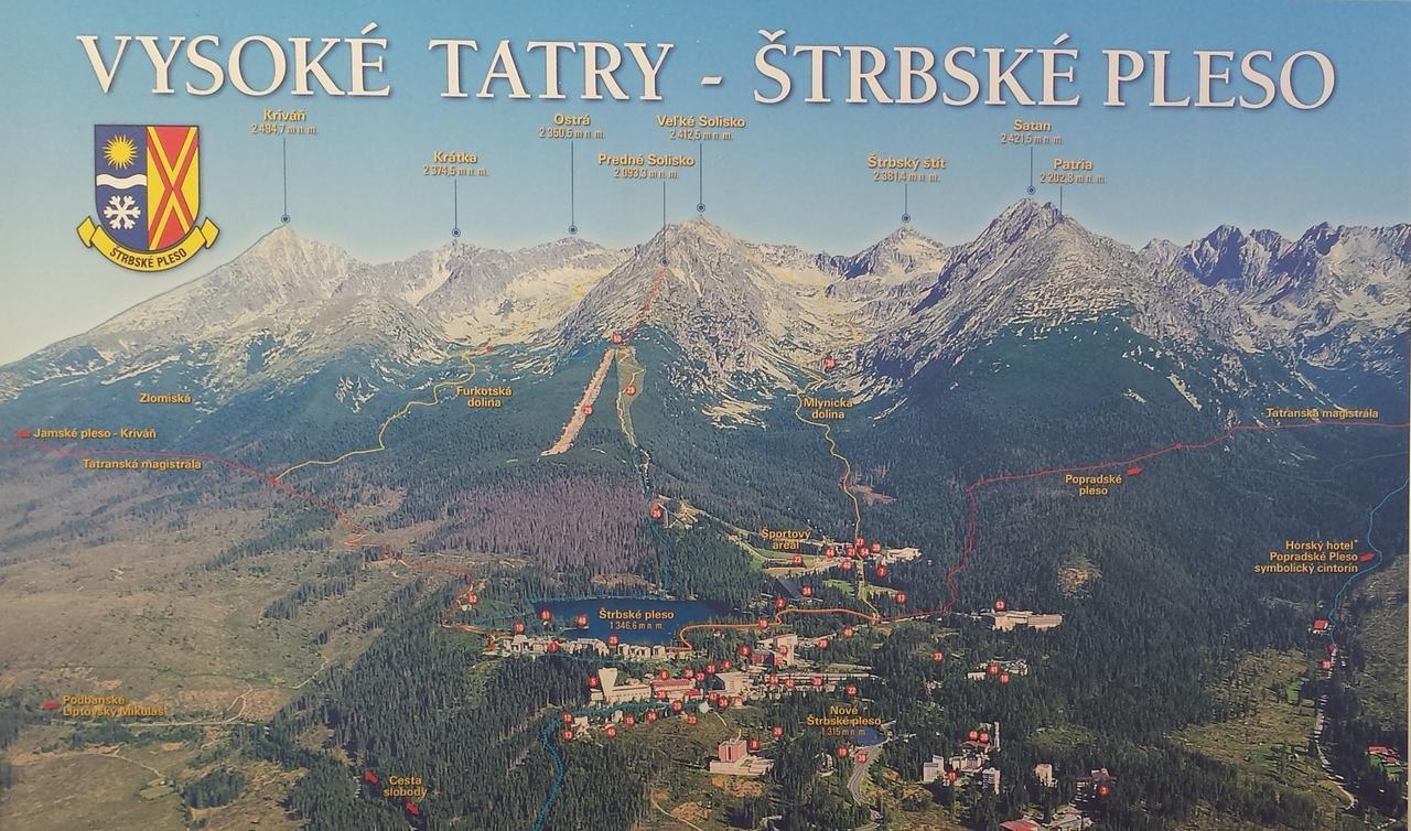 Apartman Panorama 329 Štrbské Pleso Eksteriør bilde
